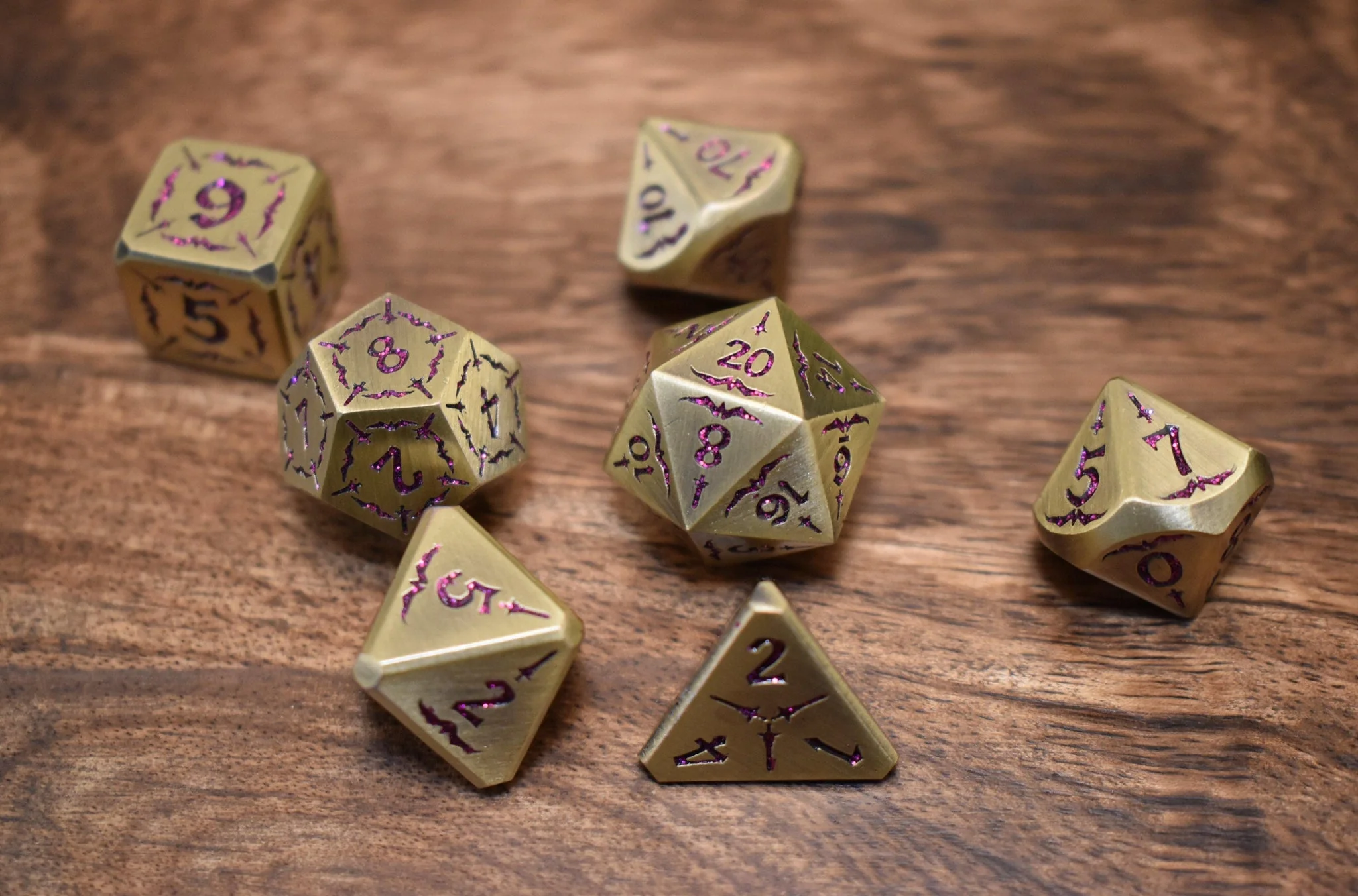 Blade of the Maiden Metal Dice Set - Image 3
