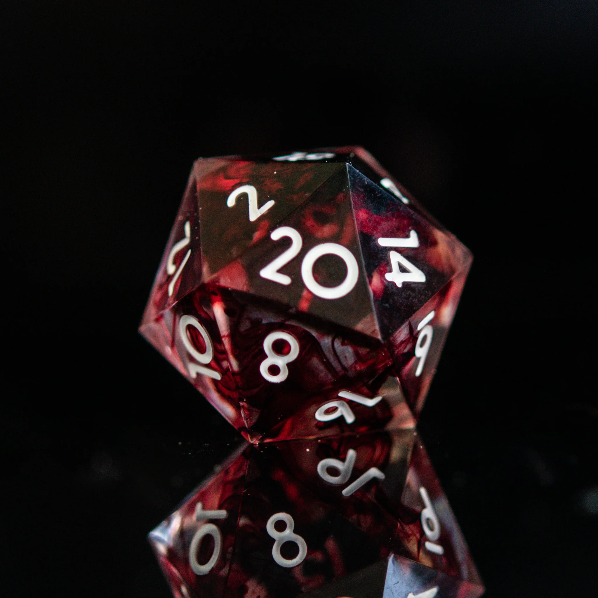 Bloodbath Sharp-Edged Resin Dice Set - Image 4