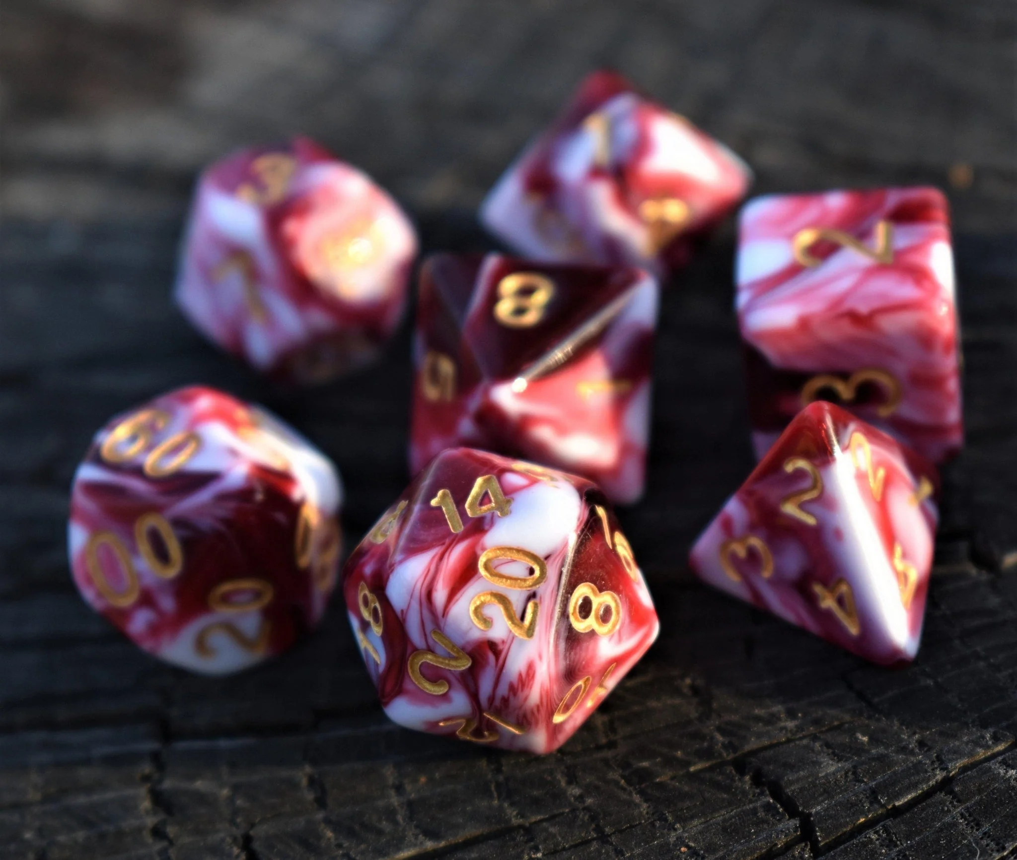 Bloody Waters Acrylic Dice Set - Image 3