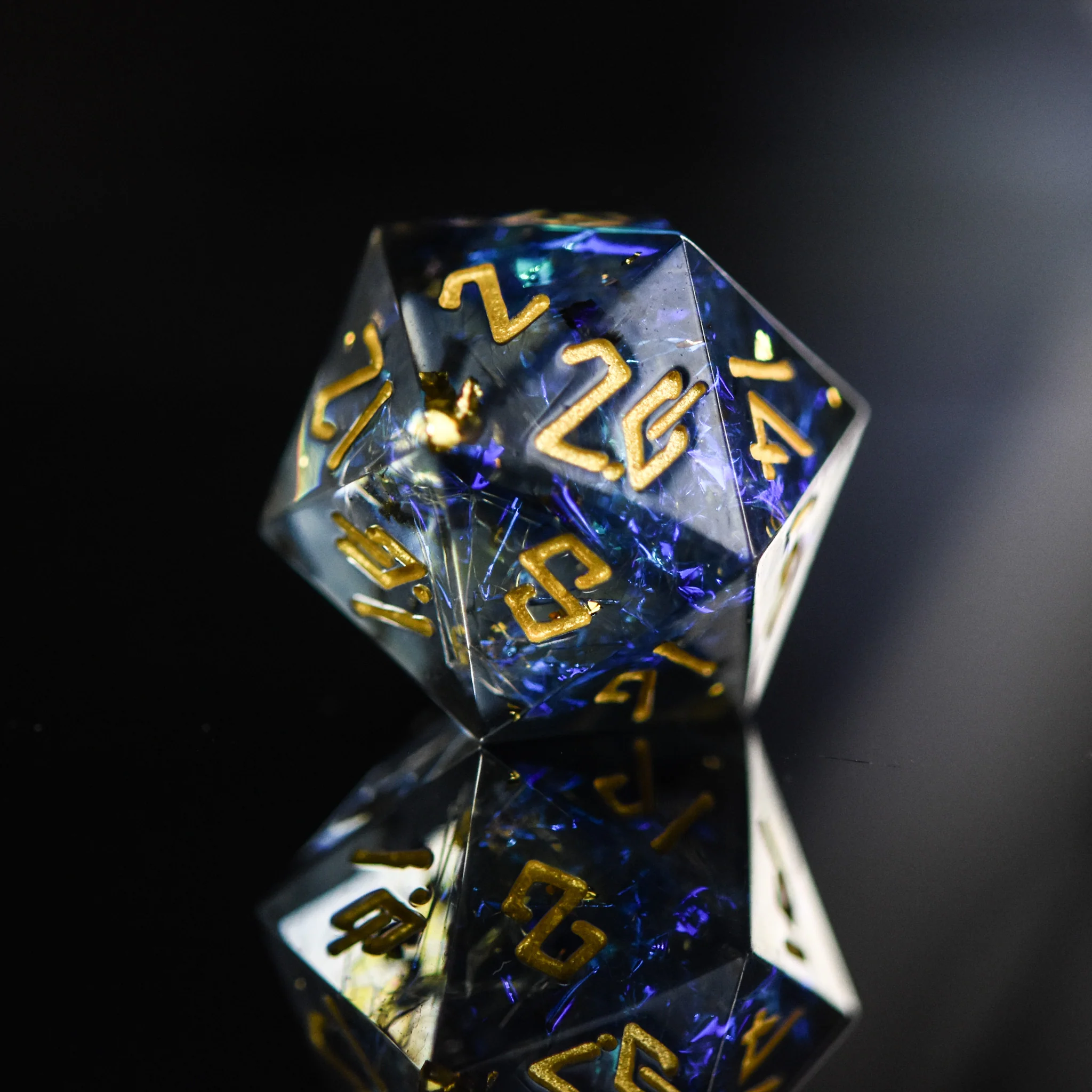 Dark Star Sharp-Edged Resin Dice Set - Image 4
