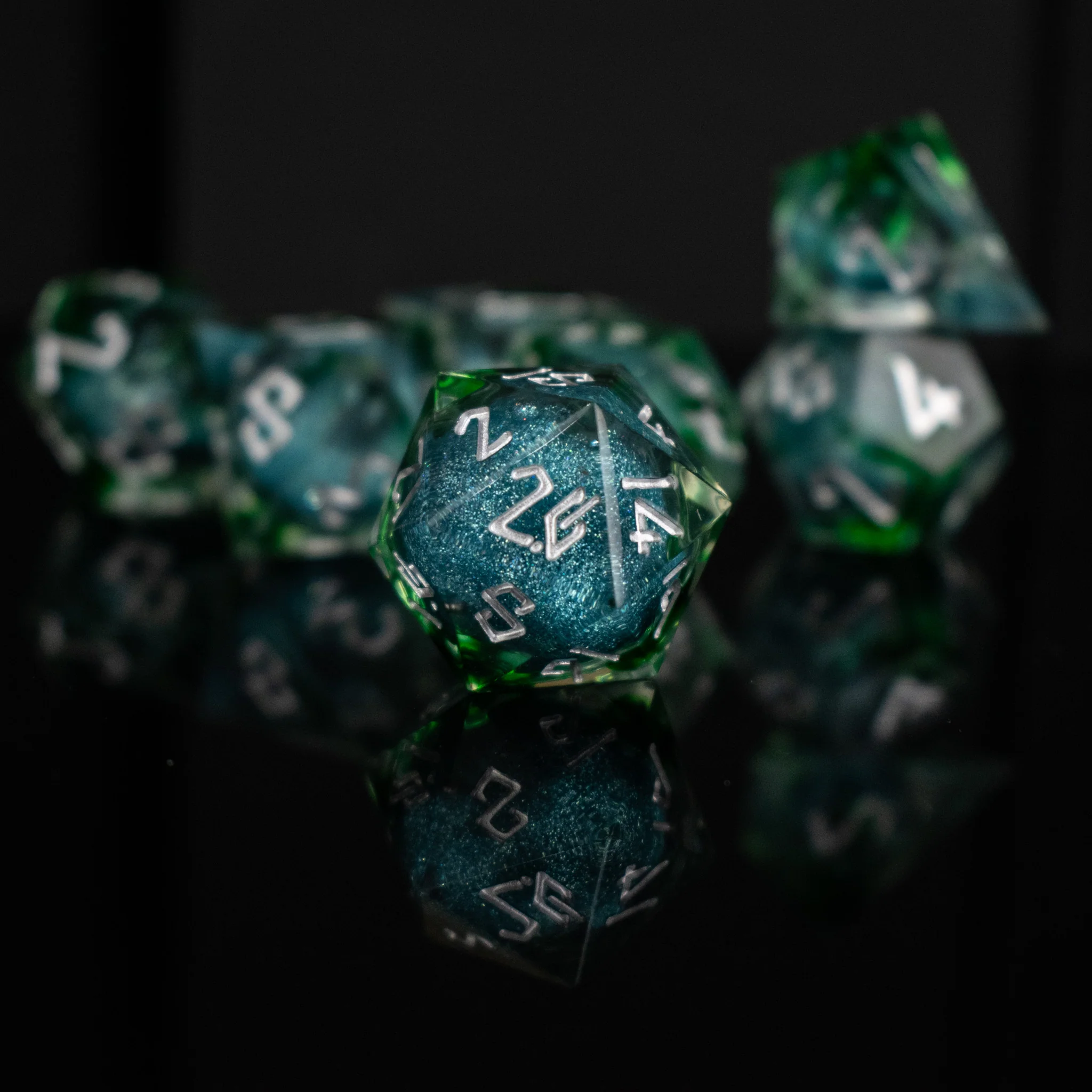 Sea Siren Liquid Core Dice Set - Image 3