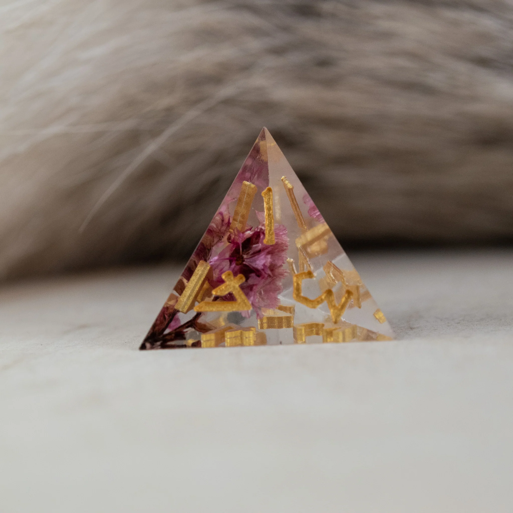 Wither and Bloom Sharp-Edged Resin Dice Set - Image 8